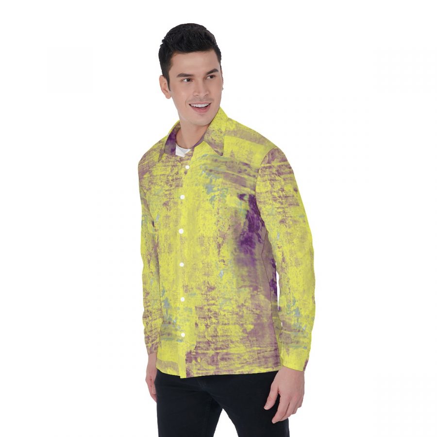 All-Over Print Men's Long Sleeve Shirt - Image 3