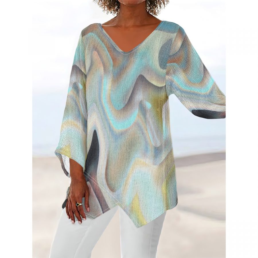 All-Over Print Women's V-neck T-shirt