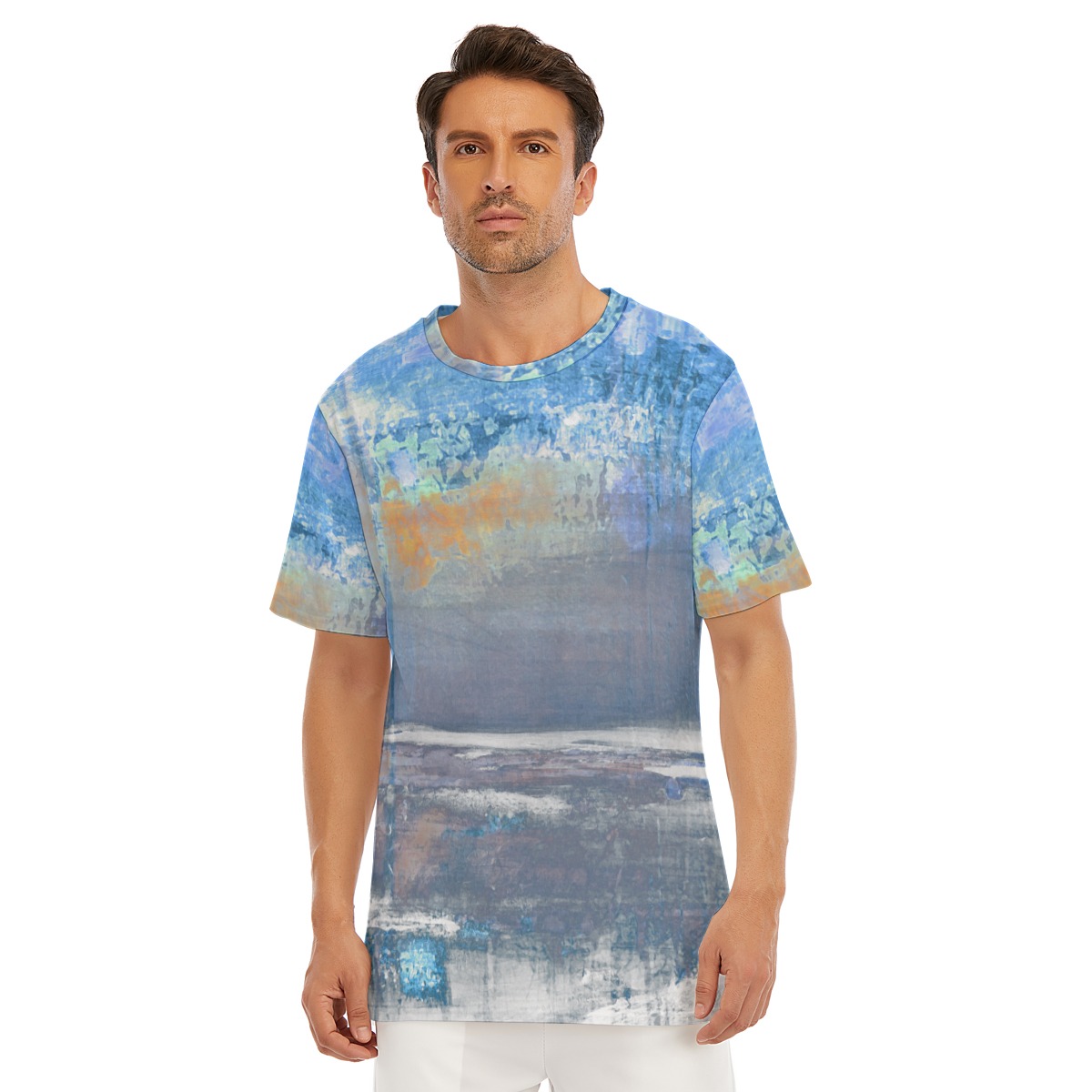 All-Over Print Men's O-Neck T-Shirt | 190GSM Cotton