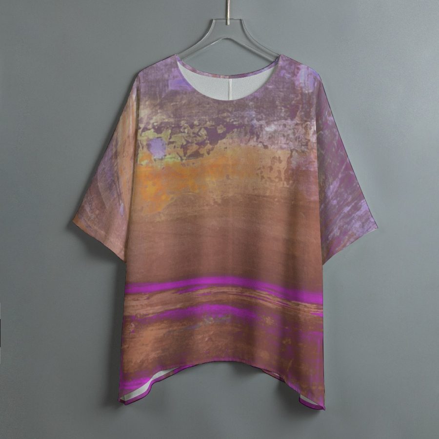 All-Over Print Women's Bat Sleeve Shirt - Image 2