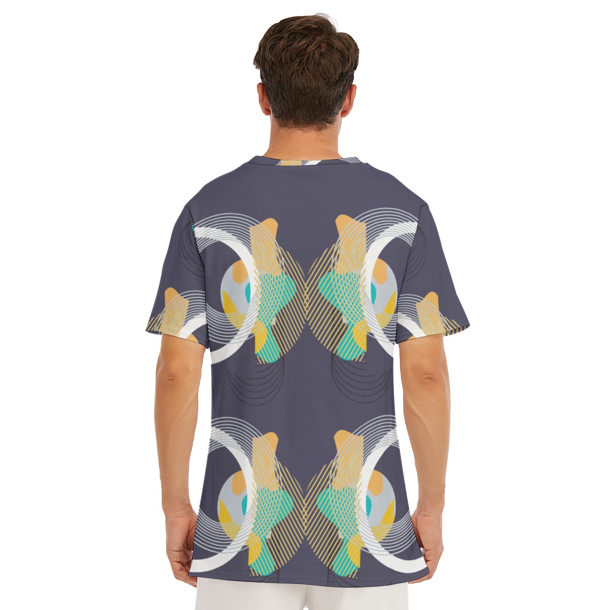 All-Over Print Men's O-Neck T-Shirt | 190GSM Cotton - Image 4
