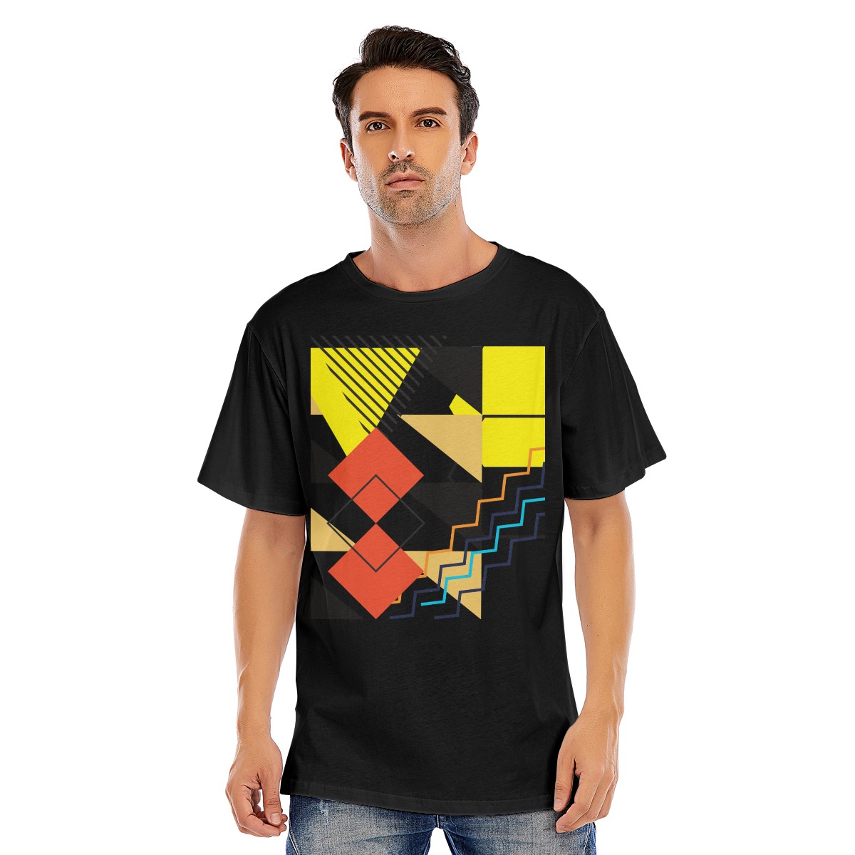 Unisex Oversized Short Sleeve T-shirt | 180GSM Cotton (DTF) - Image 3