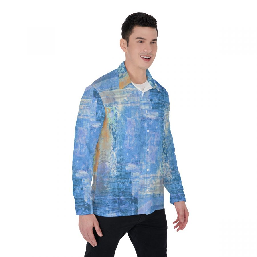 All-Over Print Men's Long Sleeve Shirt - Image 2
