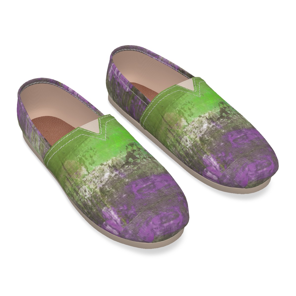 All-Over Print Women's Canvas Fisherman Shoes - Image 2