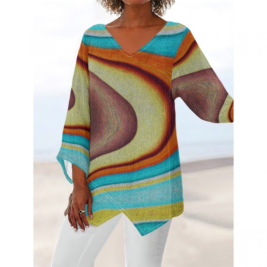 All-Over Print Women's V-neck T-shirt