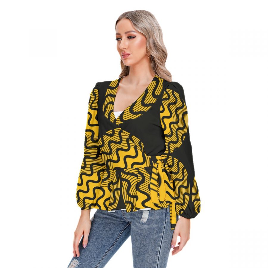 All-Over Print Women's Long Sleeve Shirt - Image 3