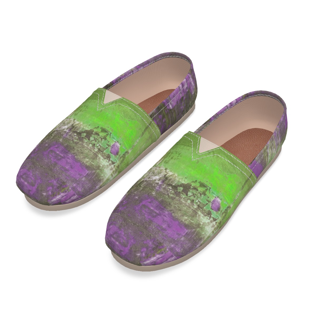 All-Over Print Women's Canvas Fisherman Shoes - Image 4