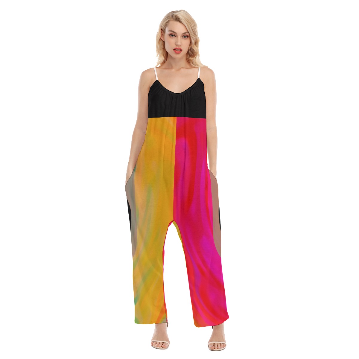 All-Over Print Women's Loose Cami Jumpsuit