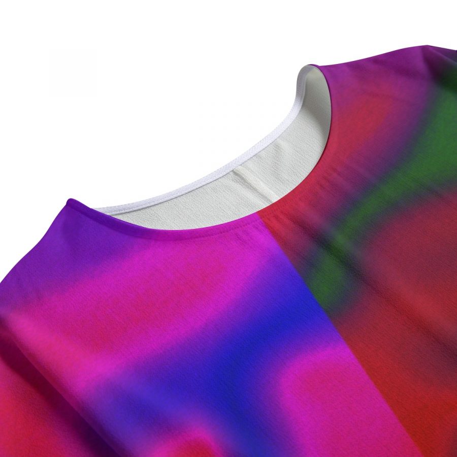 All-Over Print Women's T-shirt with Bat Sleeve - Image 5