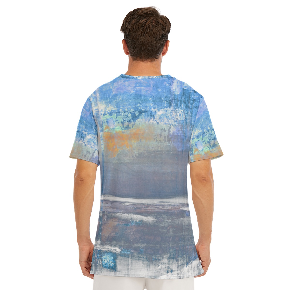 All-Over Print Men's O-Neck T-Shirt | 190GSM Cotton - Image 4