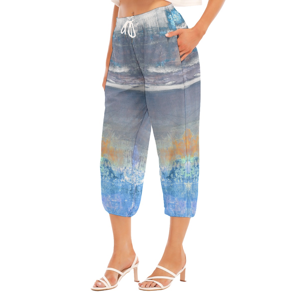 All-Over Print Women's Bloomers Capri-pants - Image 2