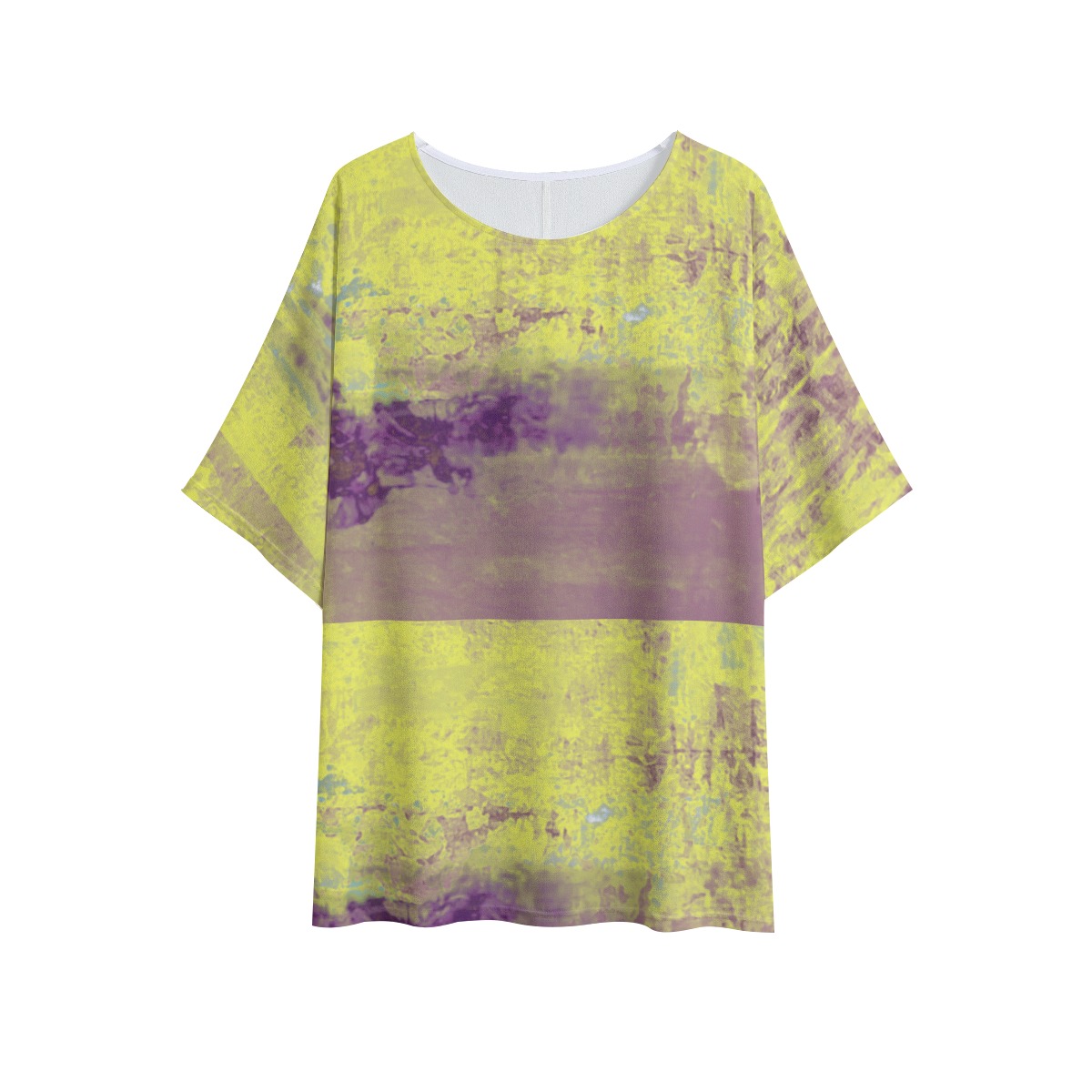 All-Over Print Women's T-shirt with Bat Sleeve - Image 2