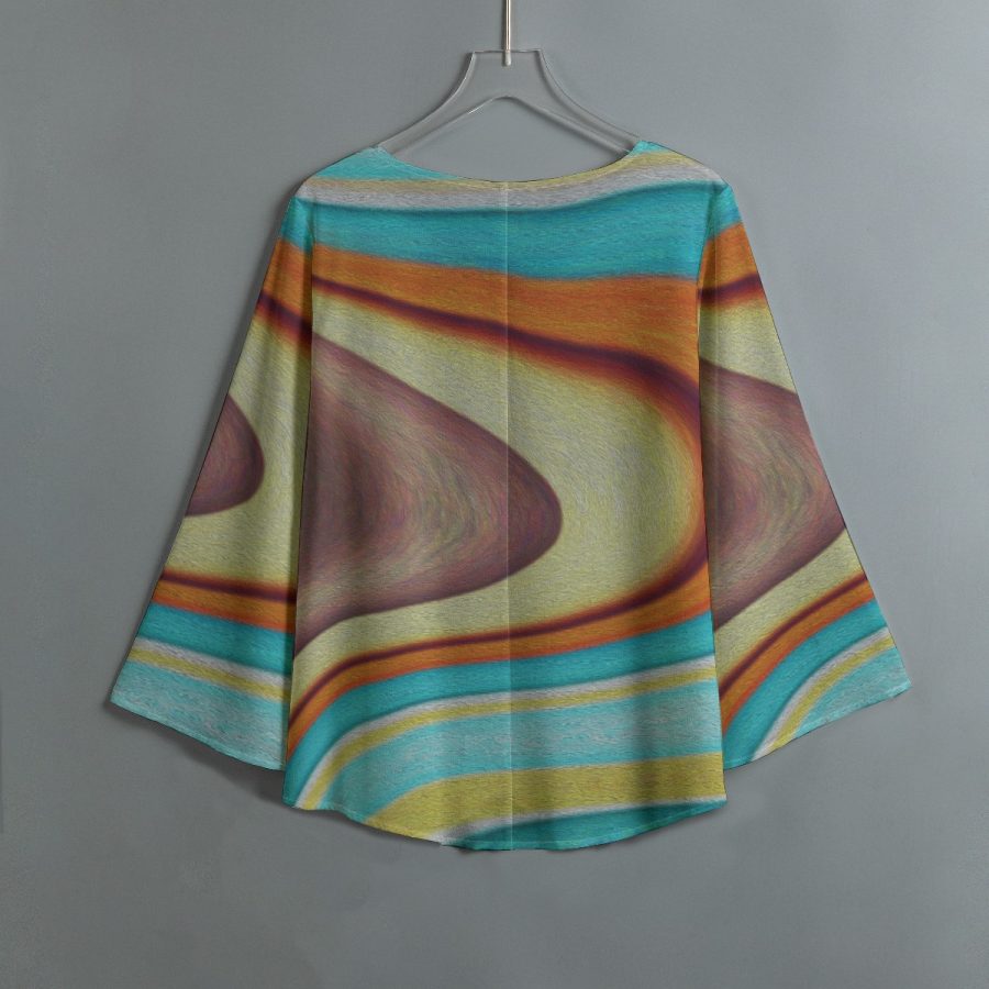 All-Over Print Women's V-neck T-shirt - Image 3