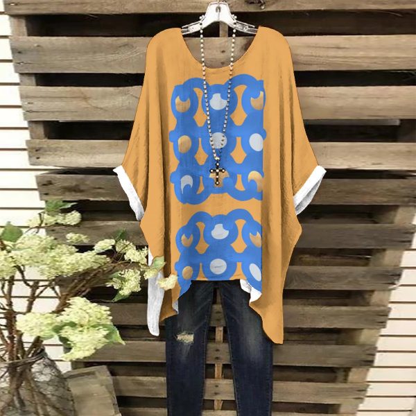 All-Over Print Women's Bat Sleeve Shirt