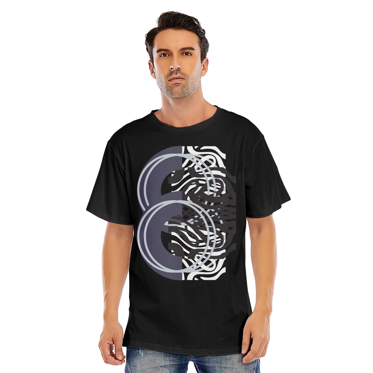 Unisex Oversized Short Sleeve T-shirt | 180GSM Cotton (DTF) - Image 3