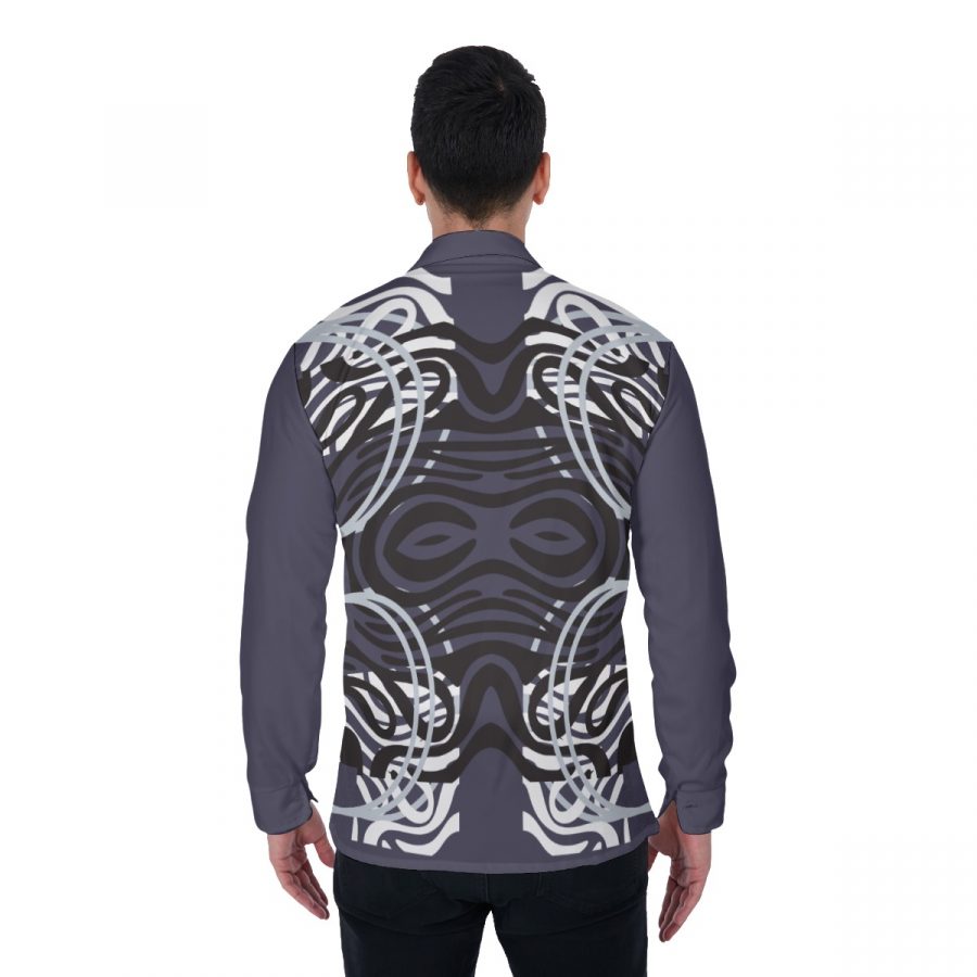 All-Over Print Men's Long Sleeve Shirt - Image 4
