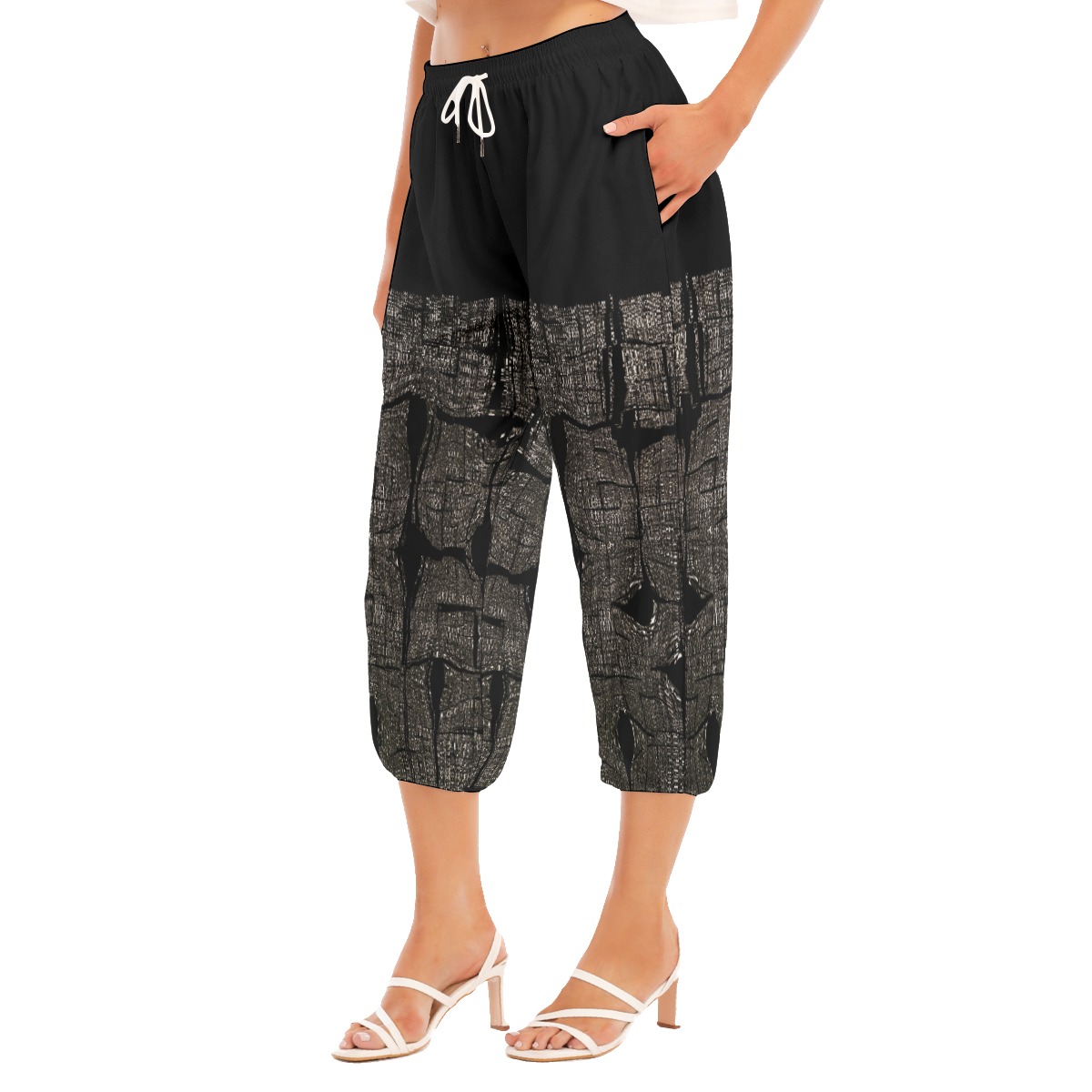 All-Over Print Women's Bloomers Capri-pants - Image 2
