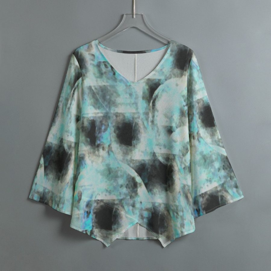 All-Over Print Women's V-neck T-shirt - Image 2