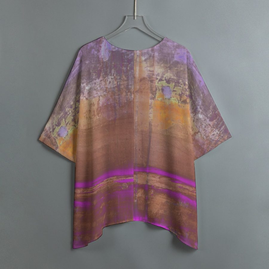 All-Over Print Women's Bat Sleeve Shirt - Image 3