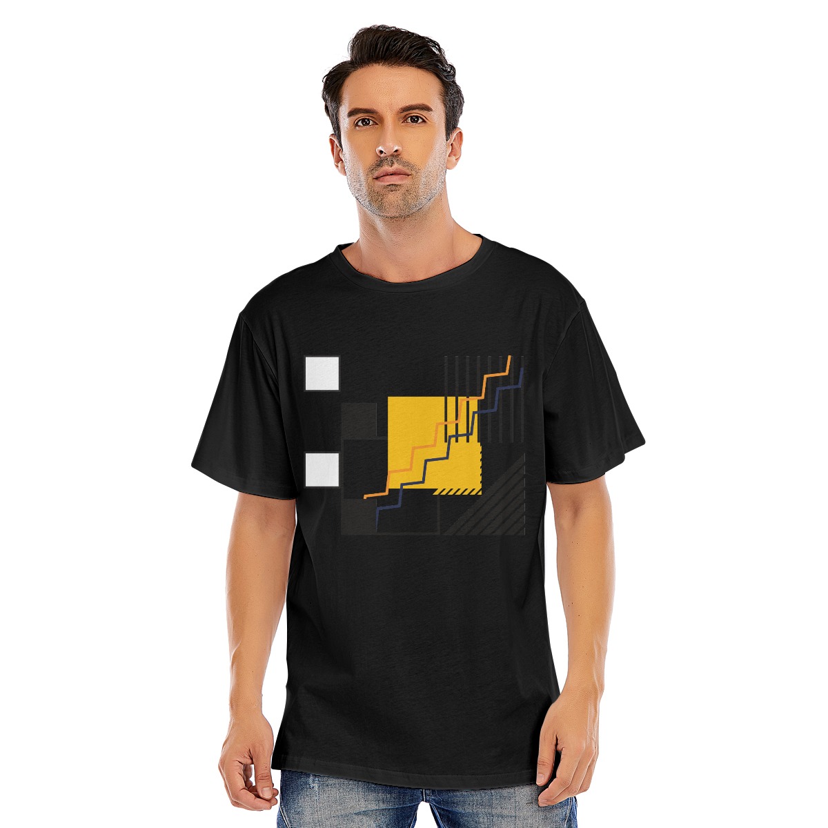 Unisex Oversized Short Sleeve T-shirt | 180GSM Cotton (DTF) - Image 3