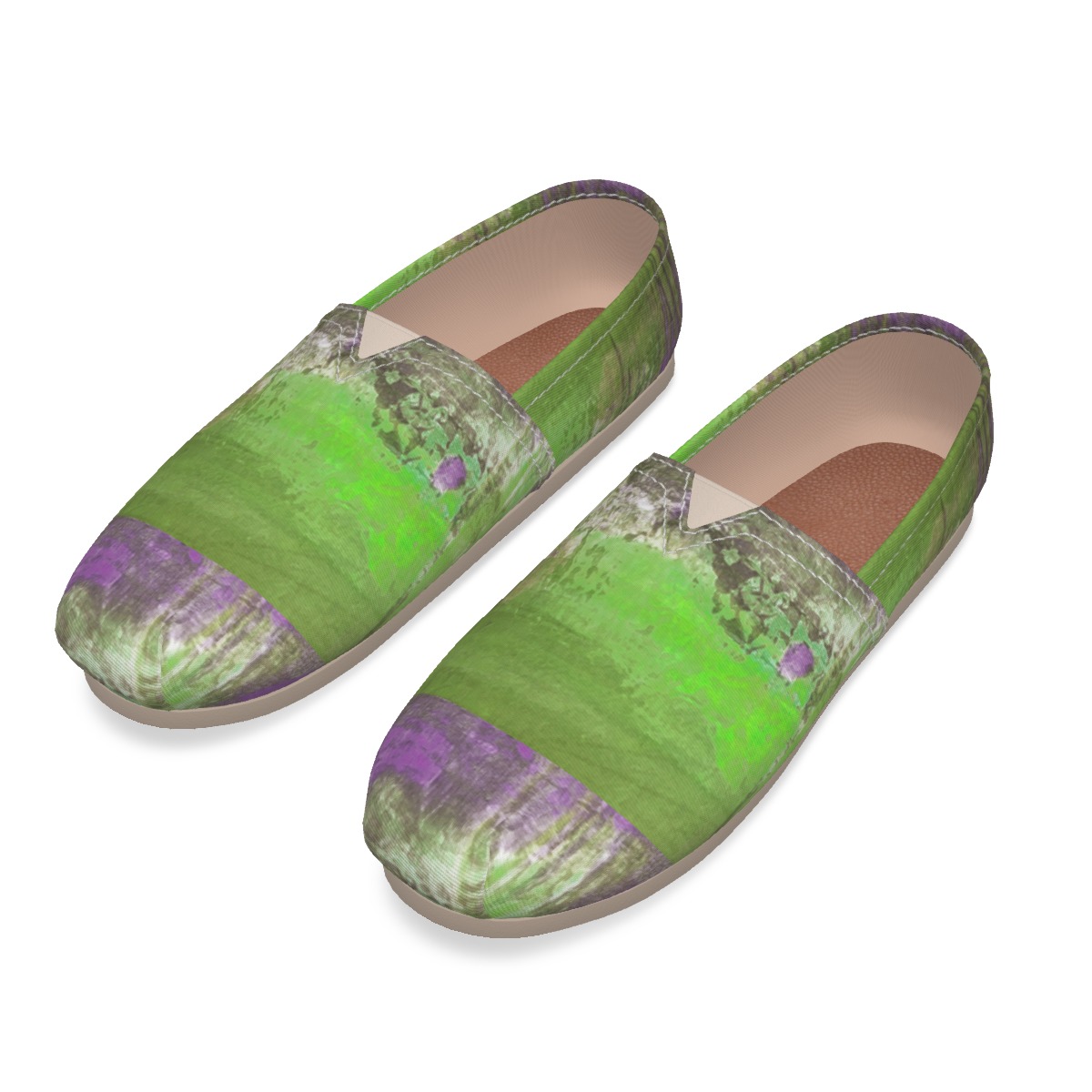 All-Over Print Women's Canvas Fisherman Shoes - Image 4