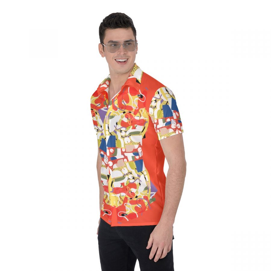 All-Over Print Men's Shirt - Image 3