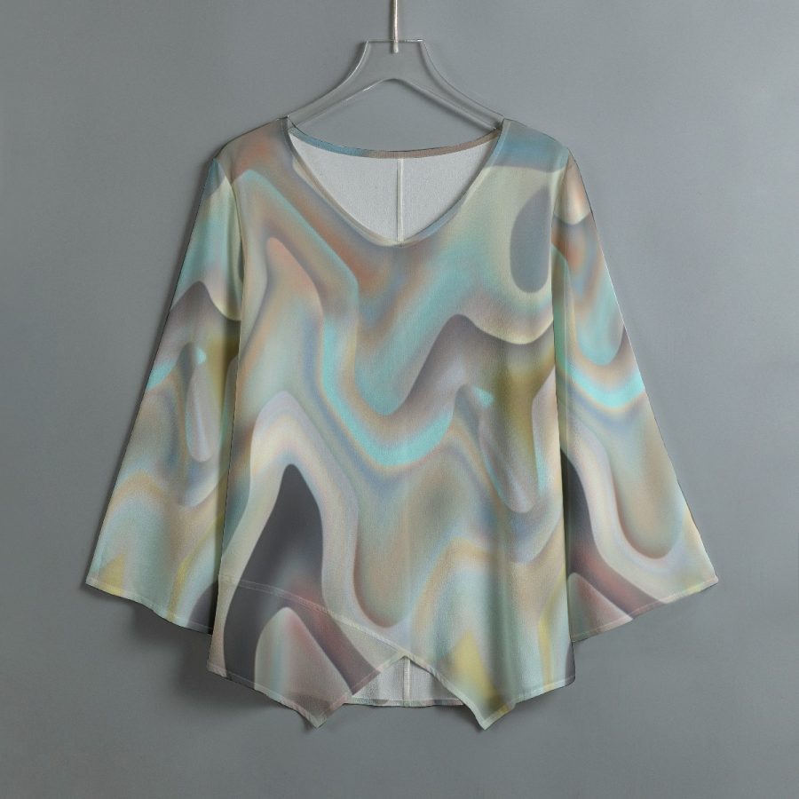 All-Over Print Women's V-neck T-shirt - Image 2