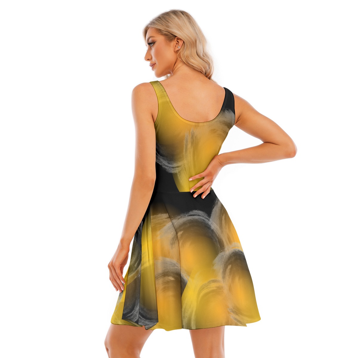 All-Over Print Women's Tank Vest Dress - Image 4