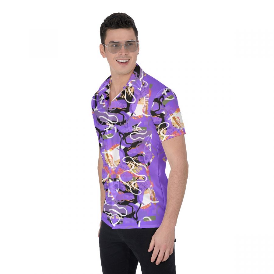 All-Over Print Men's Shirt - Image 3