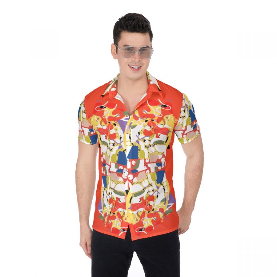 All-Over Print Men's Shirt