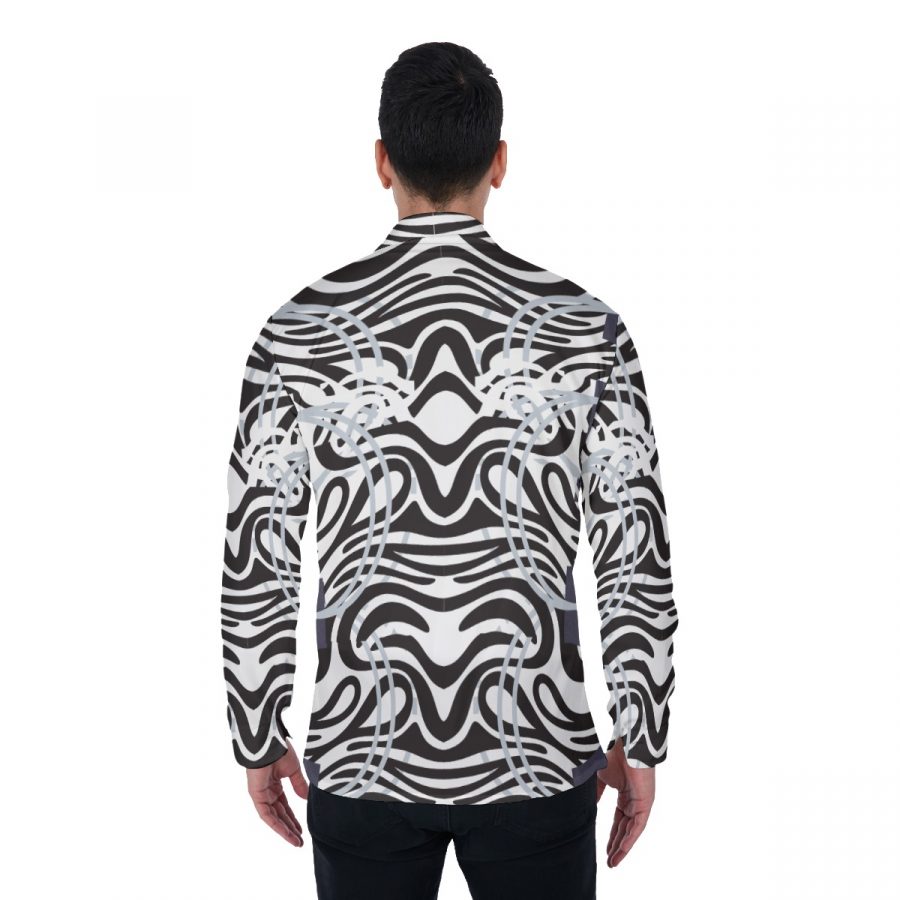 All-Over Print Men's Long Sleeve Shirt - Image 4