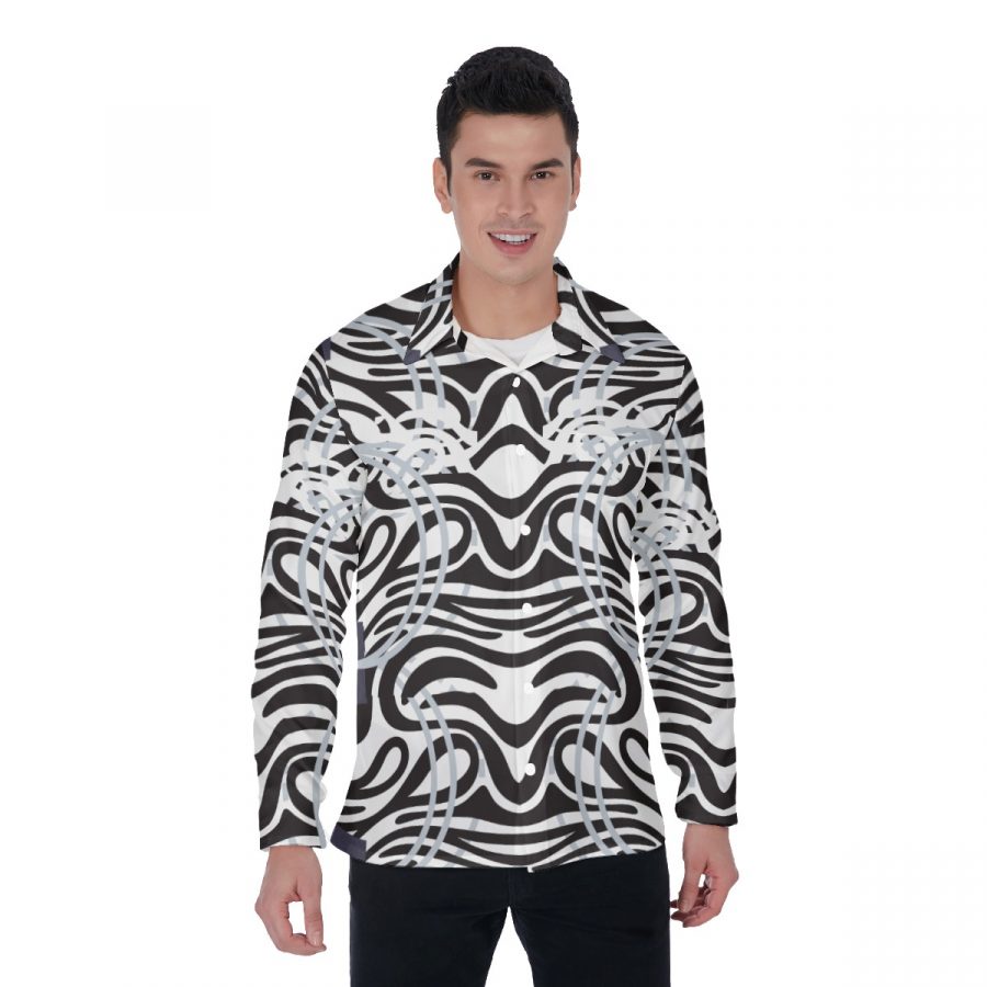 All-Over Print Men's Long Sleeve Shirt