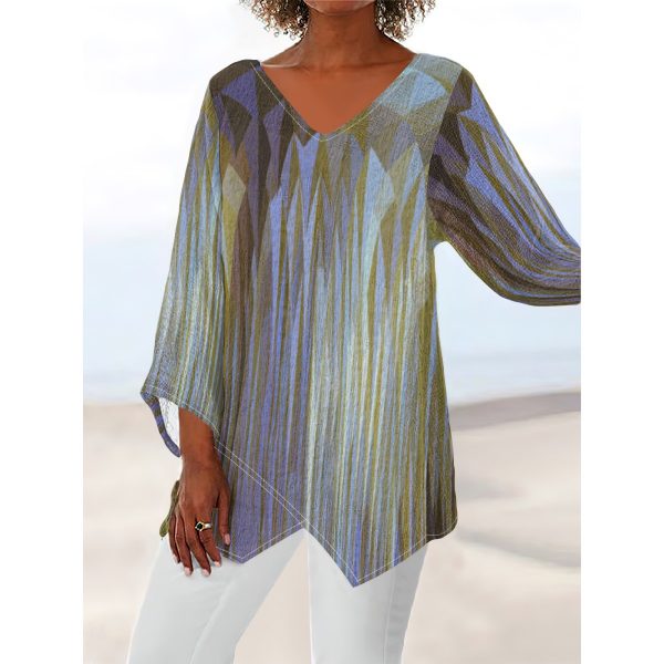 All-Over Print Women's V-neck T-shirt