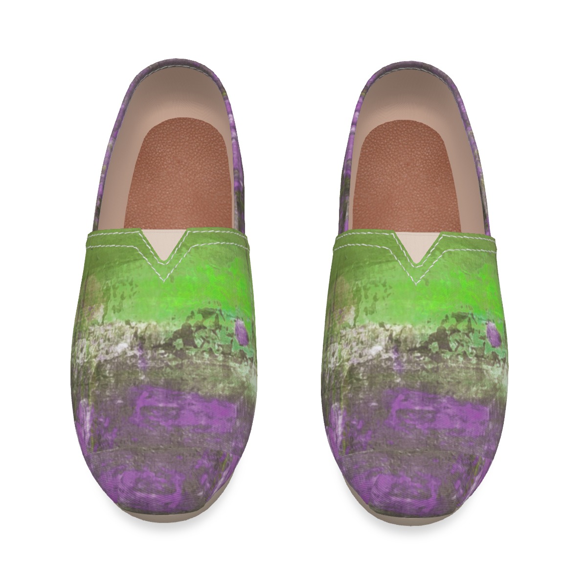 All-Over Print Women's Canvas Fisherman Shoes
