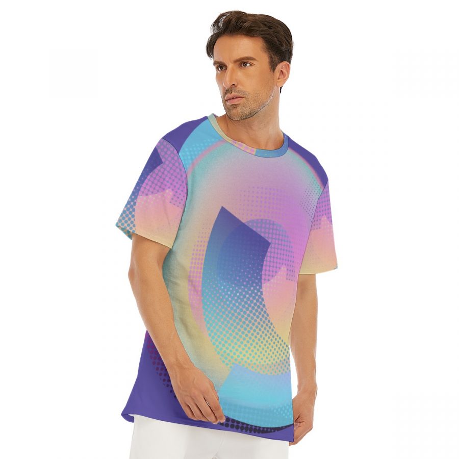 All-Over Print Men's O-Neck T-Shirt | 190GSM Cotton - Image 2
