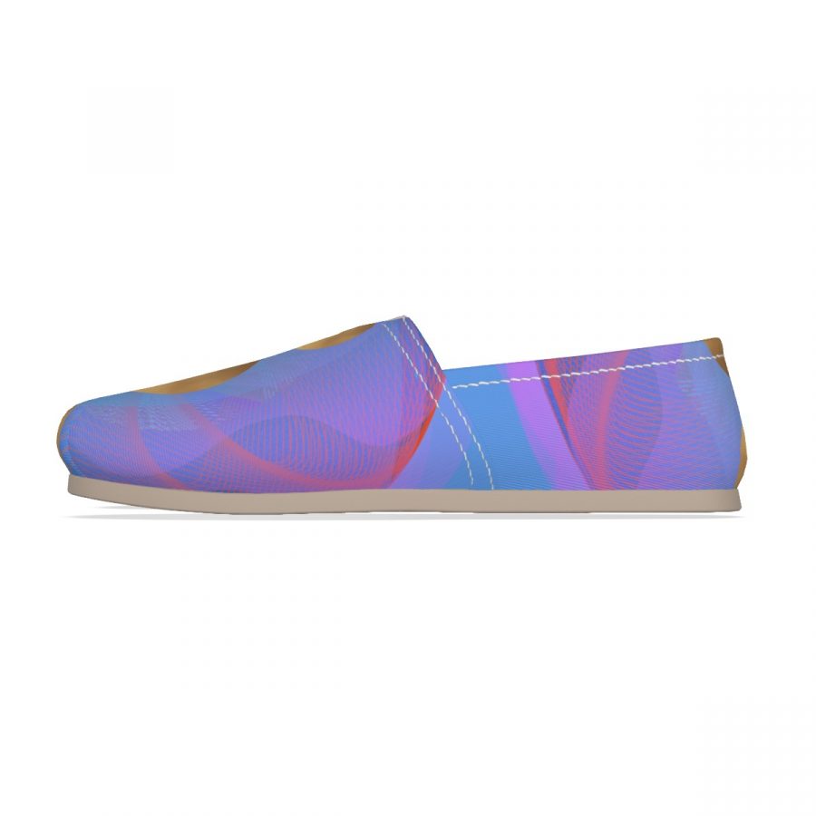 All-Over Print Women's Canvas Fisherman Shoes - Image 5