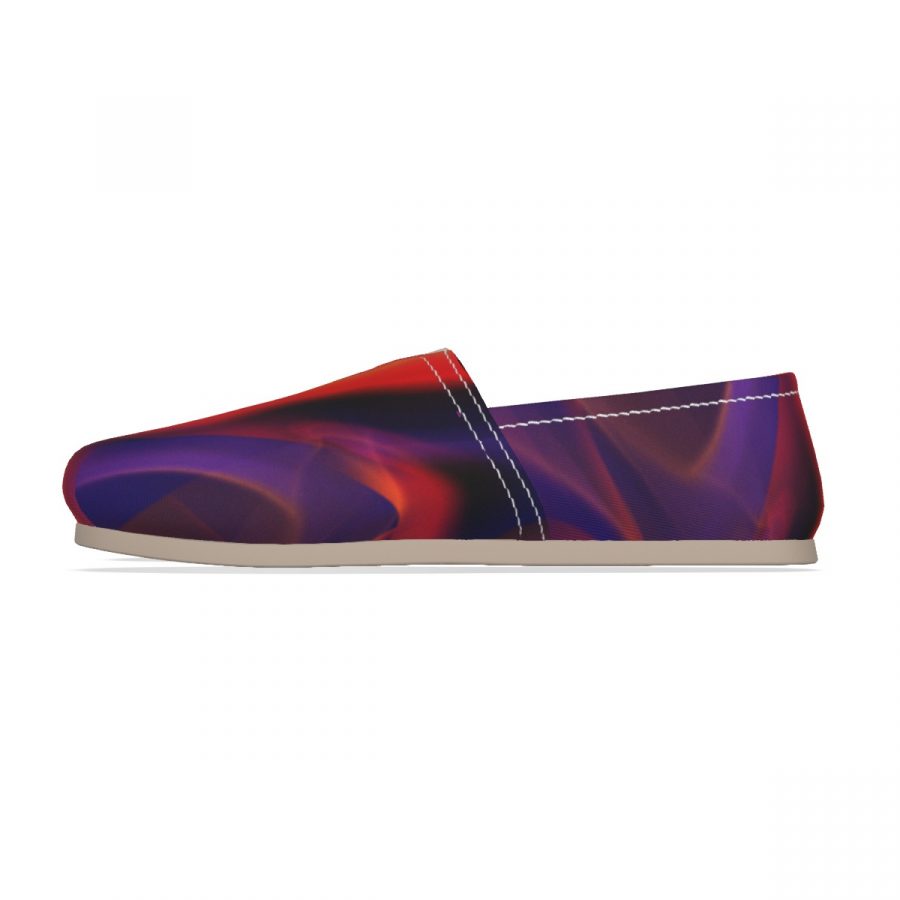 All-Over Print Women's Canvas Fisherman Shoes - Image 5