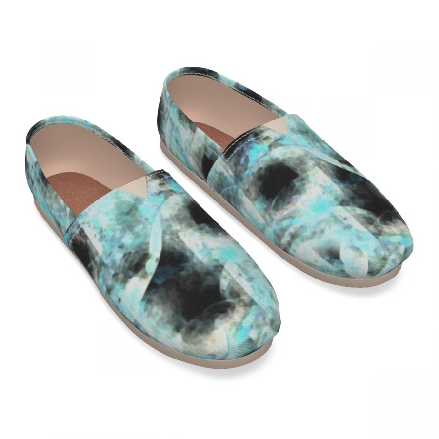 All-Over Print Women's Canvas Fisherman Shoes - Image 2