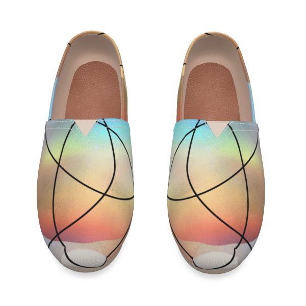 All-Over Print Women's Canvas Fisherman Shoes