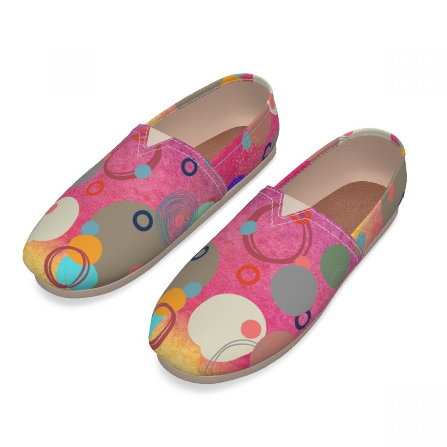 All-Over Print Women's Canvas Fisherman Shoes - Image 4