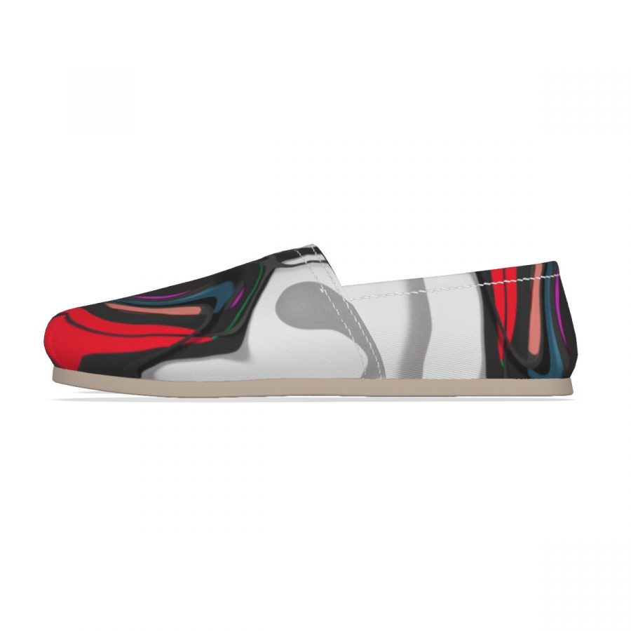 All-Over Print Women's Canvas Fisherman Shoes - Image 5
