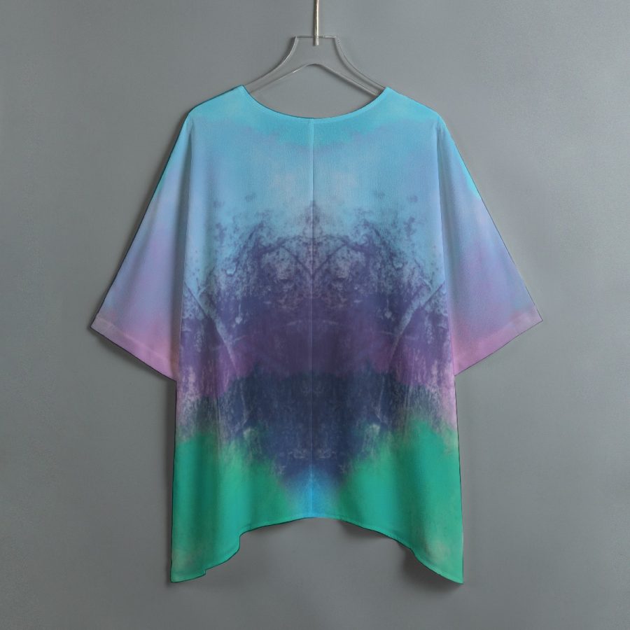All-Over Print Women's Bat Sleeve Shirt - Image 3
