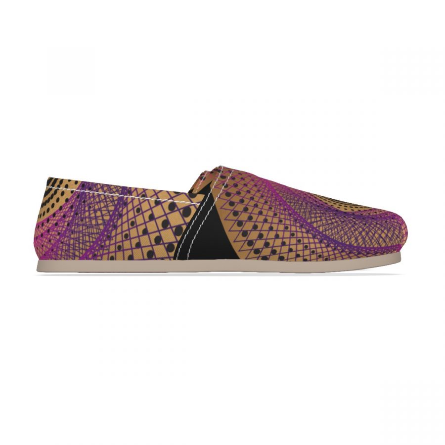 All-Over Print Women's Canvas Fisherman Shoes - Image 3