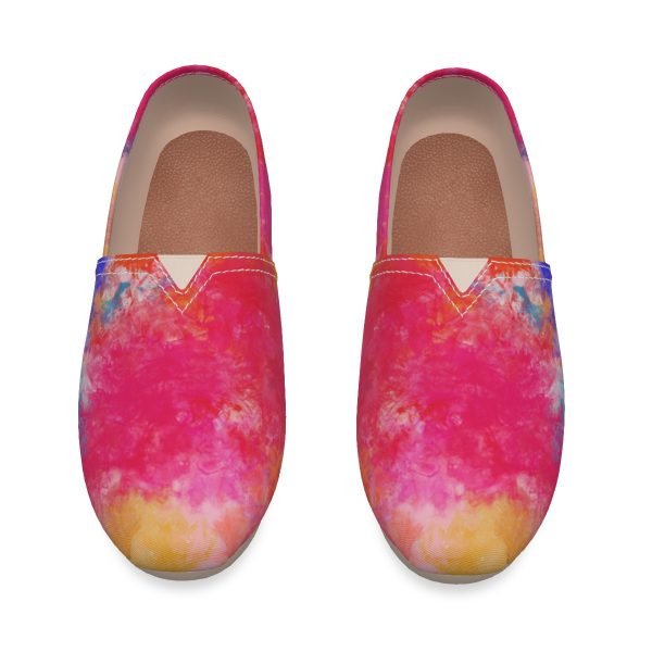 All-Over Print Women's Canvas Fisherman Shoes