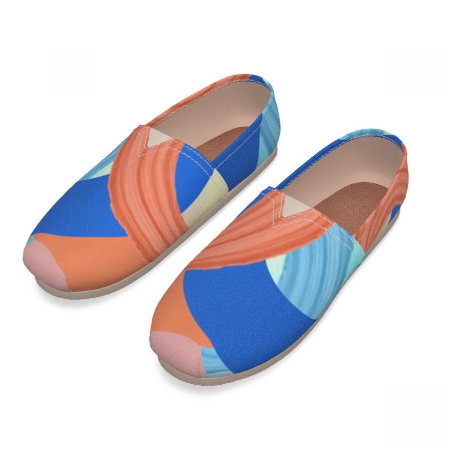 All-Over Print Women's Canvas Fisherman Shoes - Image 4