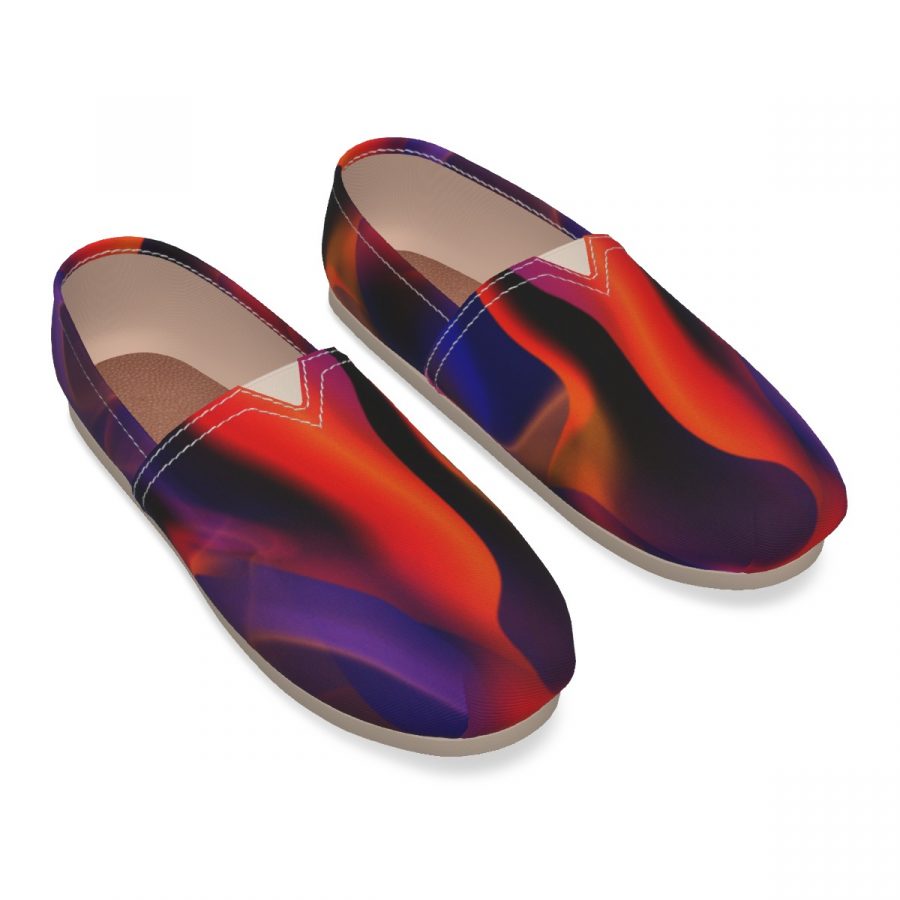 All-Over Print Women's Canvas Fisherman Shoes - Image 2