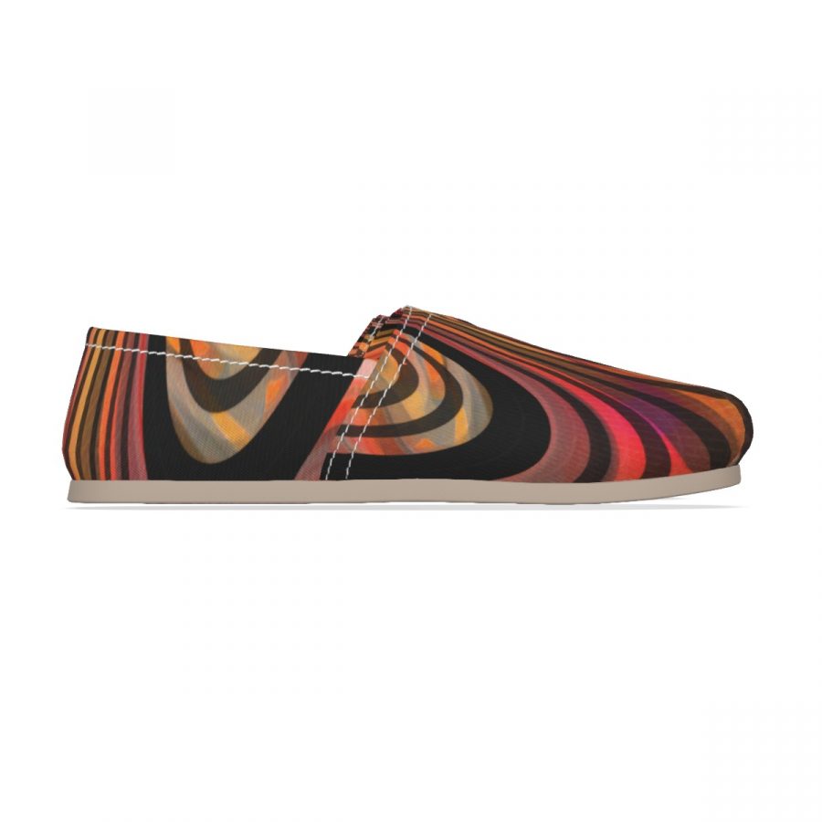 All-Over Print Women's Canvas Fisherman Shoes - Image 3