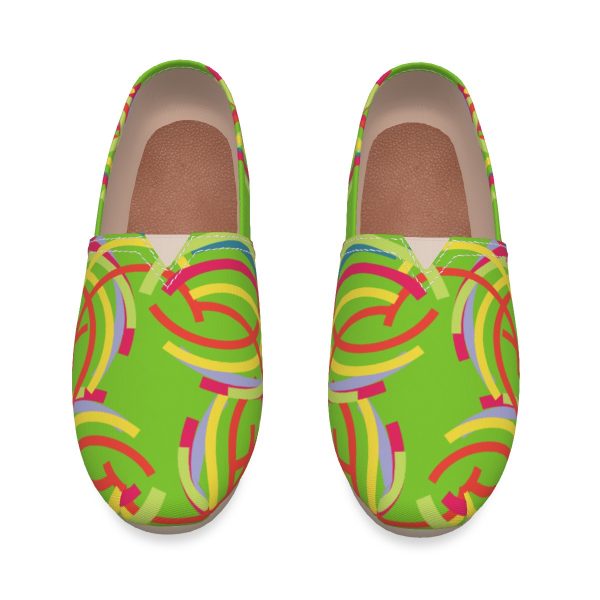 All-Over Print Women's Canvas Fisherman Shoes