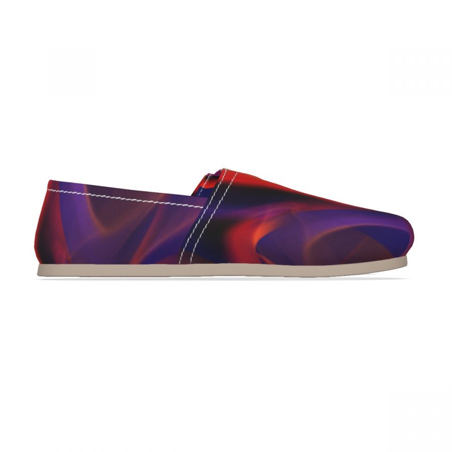 All-Over Print Women's Canvas Fisherman Shoes - Image 3