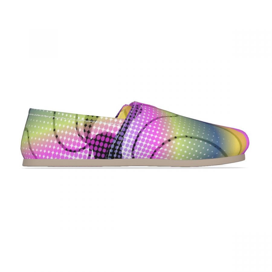 All-Over Print Women's Canvas Fisherman Shoes - Image 3